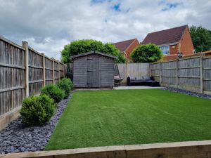 Rear garden- click for photo gallery